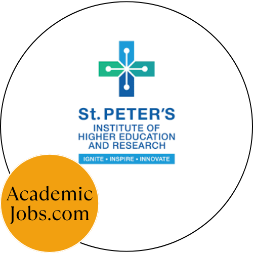 St Peters Institute of Higher Education and Research, Chennai logo